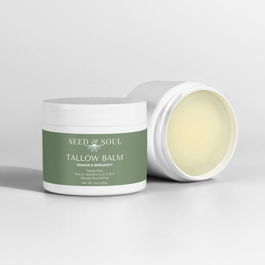 Tallow Balm Orange & Bergamot